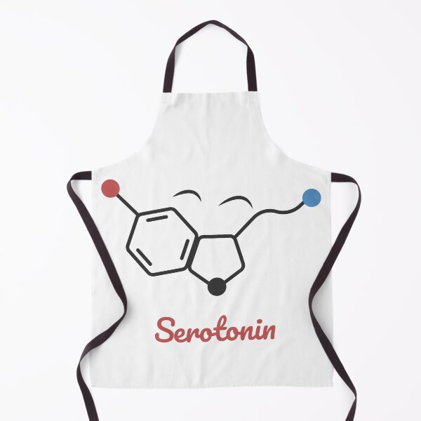 Item preview, Serotonin Molecule - Minimalist Art designed and sold by Guilleandmont.
