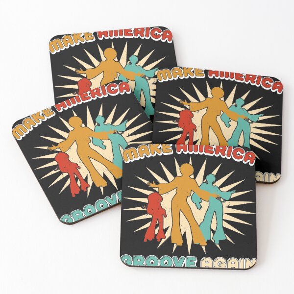 Item preview, Retro 70s Style Disco Lover Make America Groove Again gift product designed and sold by Lisbob.