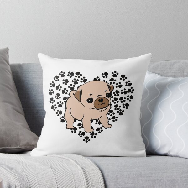 Item preview, Pug Heart | Cute Dog Design designed and sold by Spektre-Co.