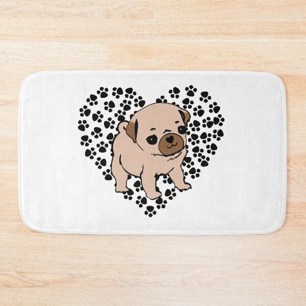 Item preview, Pug Heart | Cute Dog Design designed and sold by Spektre-Co.