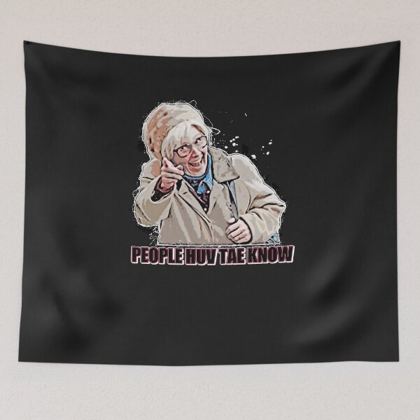 Item preview, People Huv Tae Know II designed and sold by boxoflyrics.