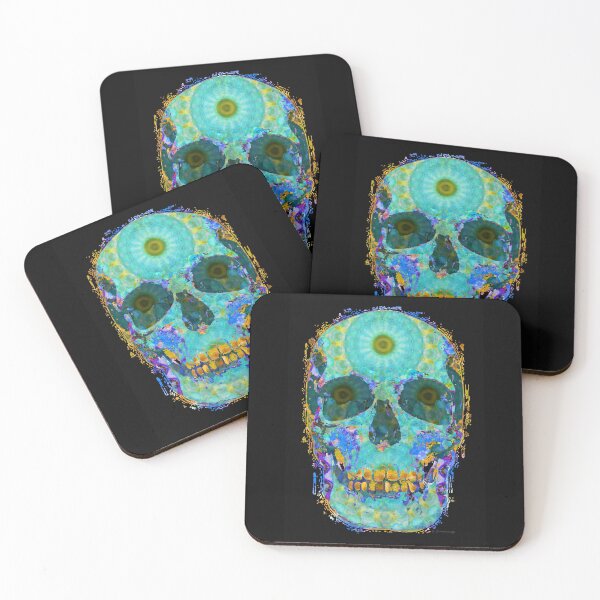 Item preview, Mandala Skull Artwork - Third Eye Chakra Art - By Sharon Cummings designed and sold by Sharon Cummings Art.