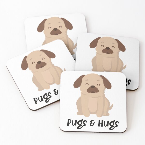 Item preview, Pugs and Hugs | Cute Dog Design designed and sold by Spektre-Co.