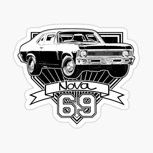 1969 Nova Sticker For Sale By Coolcarvideos Redbubble