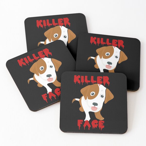 Item preview, Killer Face - cute dog, dog, puppy, funny gift idea designed and sold by ThommyBLN.