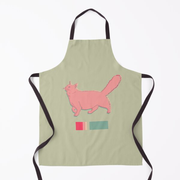 Item preview, Cat Walking - green designed and sold by Celiora.