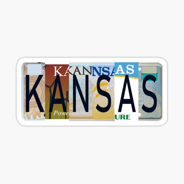 Item preview, Kansas License Plates  designed and sold by stermitkermit.