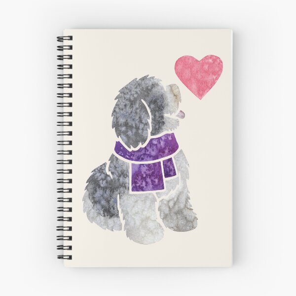 Item preview, Watercolour Polish Lowland Sheepdog designed and sold by animalartbyjess.