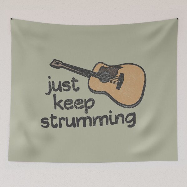 Item preview, Guitar Pun - Keep Strumming designed and sold by Creatively Torn.