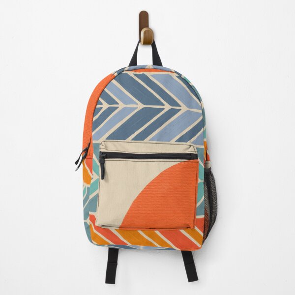 Item preview, Retro Sunset – Blue & Orange designed and sold by Cat Coquillette.