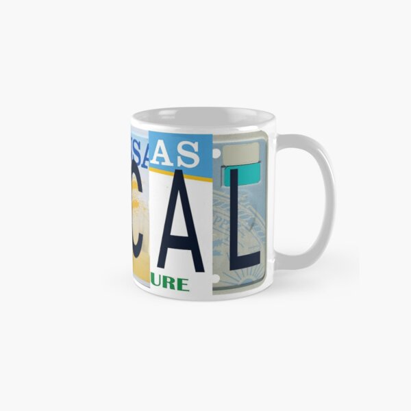 Kansas Local, License Plates Classic Mug