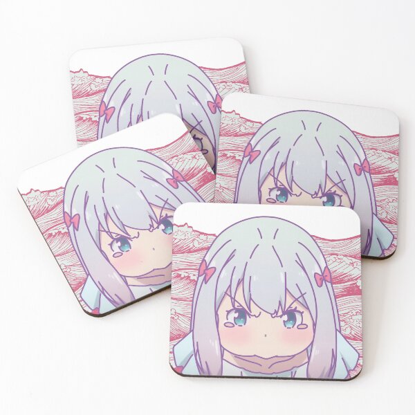 Item preview, Sagiri Smug Pout Anime Aesthetic Waves  designed and sold by Nezuneko.