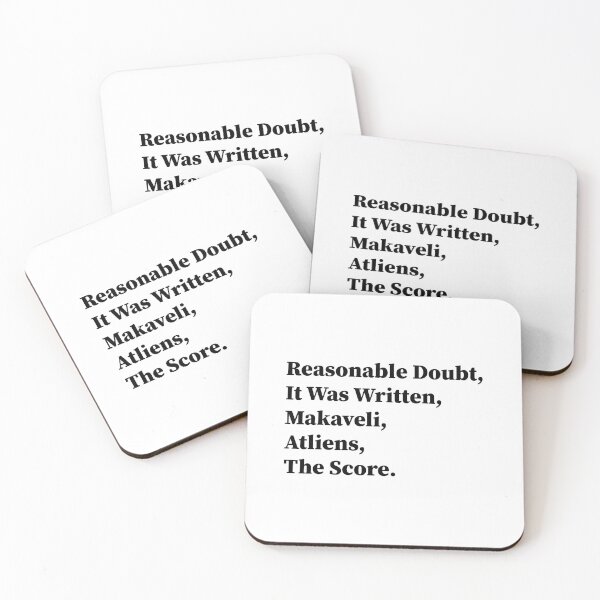 Item preview, reasonable doubt it was written makaveli designed and sold by Souna's  Store.