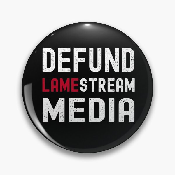 Artikelvorschau, Defund Lamestream Media Politische Protestwahl auf Schwarz entworfen und verkauft von Gsallicat.
