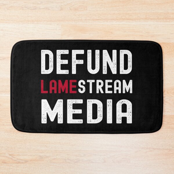 Item preview, Defund Lamestream Media Political Protest Election On Black designed and sold by Gsallicat.