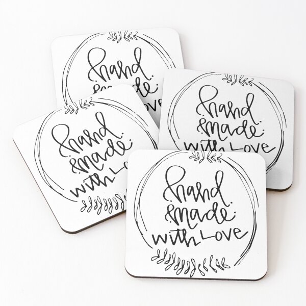Item preview, Hand Made With Love Motivational quote Collection designed and sold by Nevine Williamson.