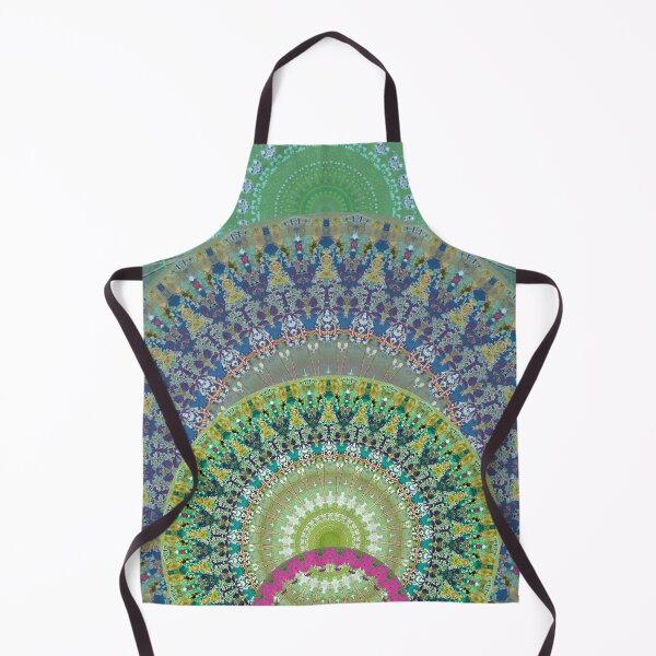 Item preview,  BoHo Mandala multi color with blue hue and a pink pop  designed and sold by Sue Zipkin.