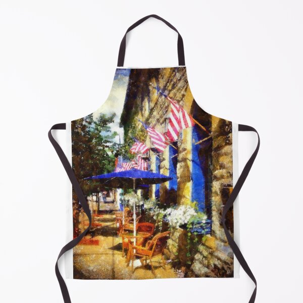 Item preview, Sidewalk Cafe Hawley - Red White and Blue designed and sold by JanineRileyArt.