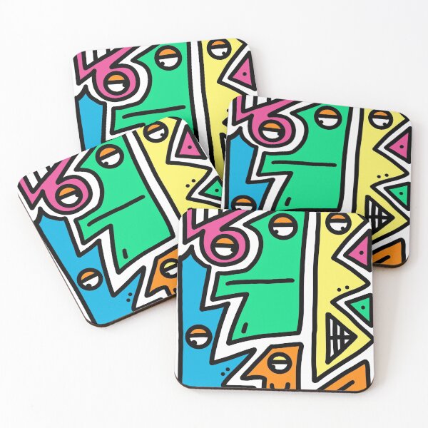 Item preview, Colour doodle characters  designed and sold by MLGD.