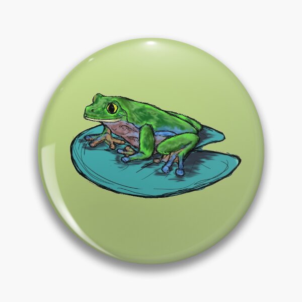 Item preview, yellow eyed tree frog designed and sold by laurenrelliott.