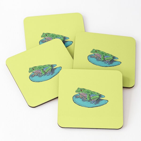Item preview, yellow eyed tree frog designed and sold by laurenrelliott.
