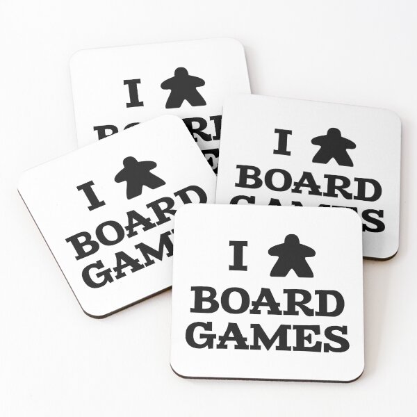 Item preview, I Love Board Games (Meeple Edition) designed and sold by GamingThreads.