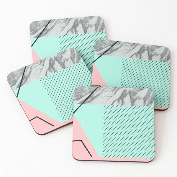 Item preview, Pink green gray marble designed and sold by Jenmag.