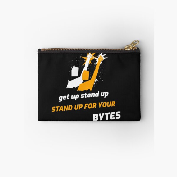 Item preview, stand up for your bytes designed and sold by GeekooTech.