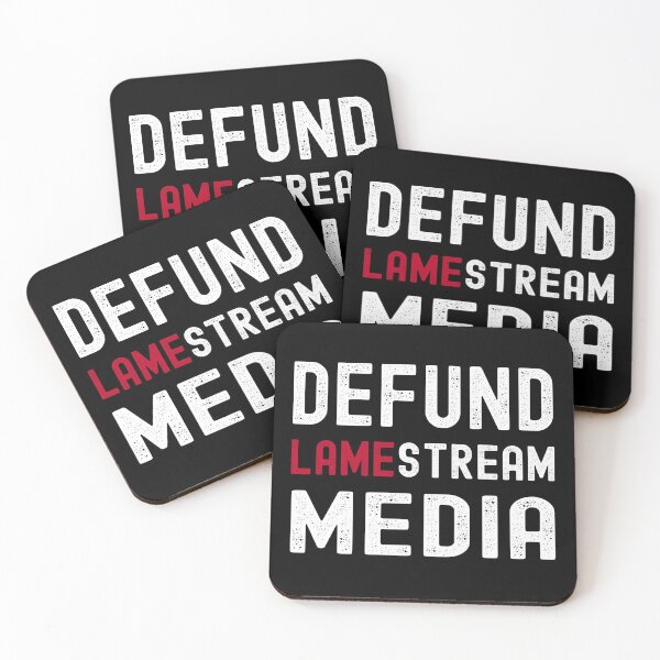 Item preview, Defund Lamestream Media Political Protest Election On Black designed and sold by Gsallicat.
