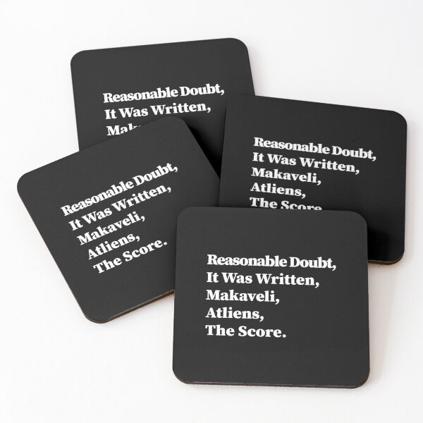 Item preview, reasonable doubt it was written makaveli designed and sold by Souna's  Store.