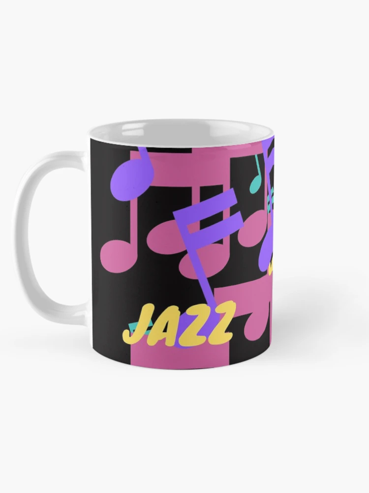 Thumbnail 5 of 6, Coffee Mug, Jazz Music Pattern designed and sold by DesignsofNote.