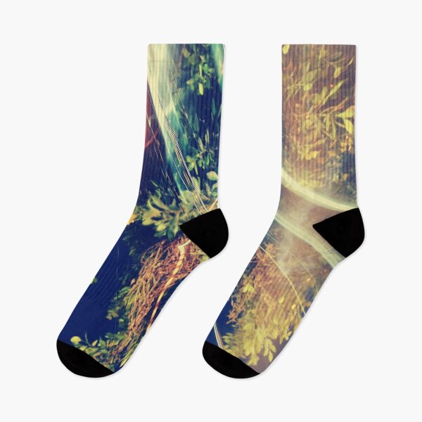 Item preview, Light Streaks with Trees at Night designed and sold by SanJo2000.