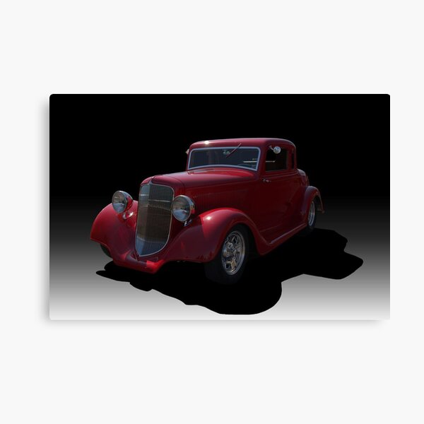 1934 Ford 5 Window Coupe Hot Rod Canvas Print
