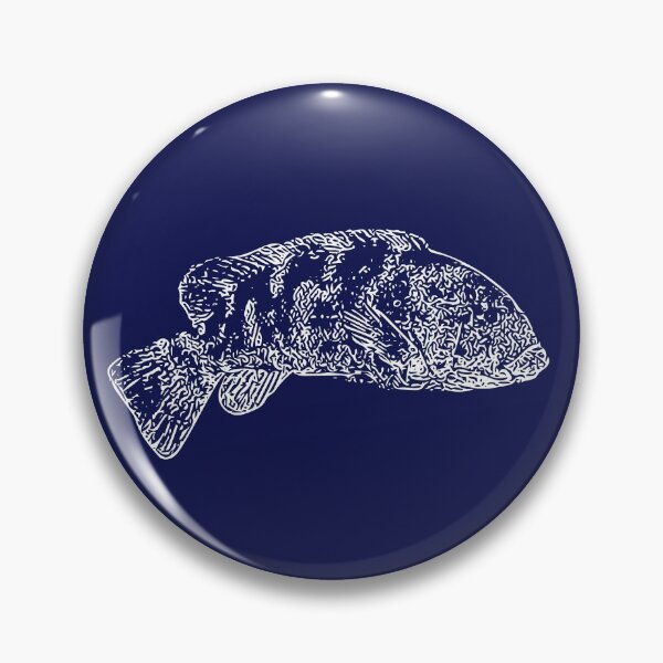 Item preview, Tautog White Print designed and sold by designsasstultd.