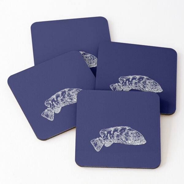 Item preview, Tautog White Print  designed and sold by designsasstultd.