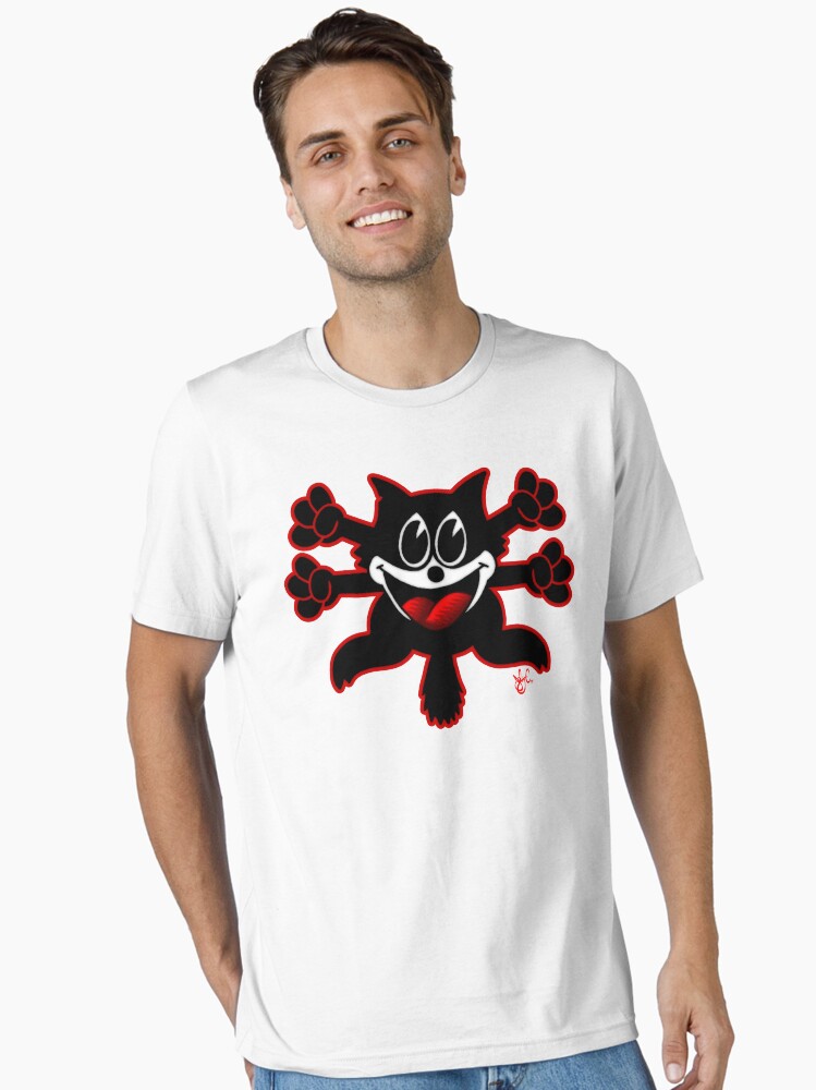 Thumbnail 2 of 7, Essential T-Shirt, Vintage Cartoon Cat designed and sold by jabwai.