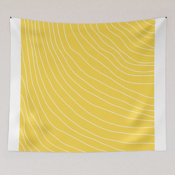 Item preview, White Lines Yellow designed and sold by Anna Prendergast.