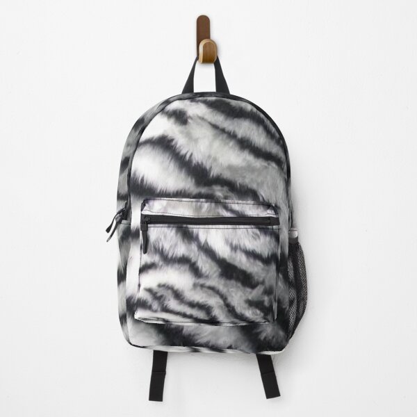 Item preview, White Tiger Print Animal Skin Fur Pattern designed and sold by Angelinas.