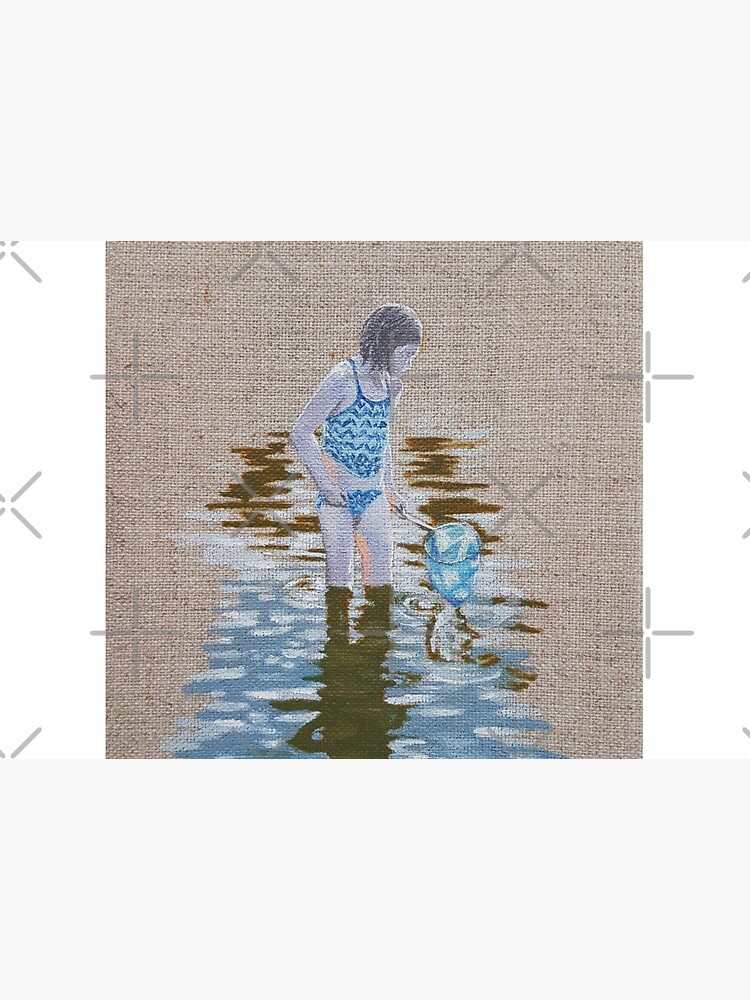 Mia and the Minnows - painting by EmilyBickell