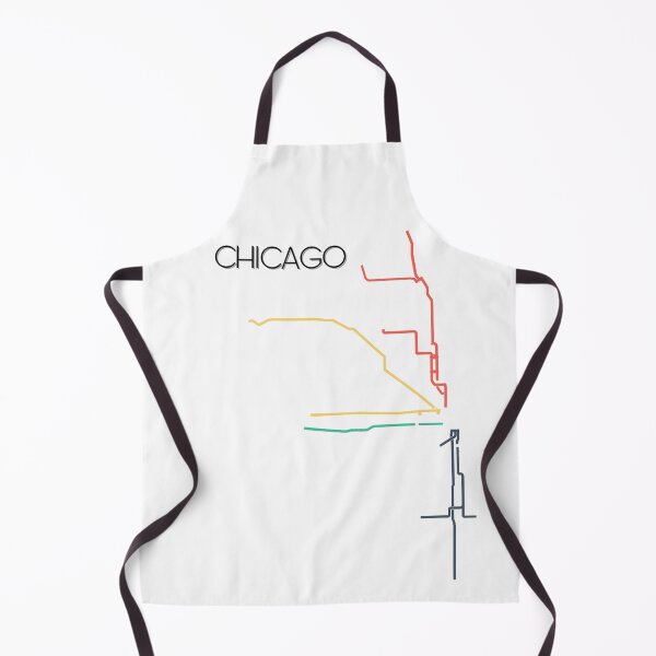 Item preview, CHICAGO Subway Map Art designed and sold by jessephotoart.