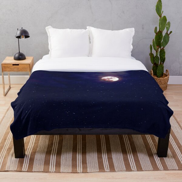 Item preview, Luna nublada contra un hermoso cielo nocturno designed and sold by Fun Stuff.