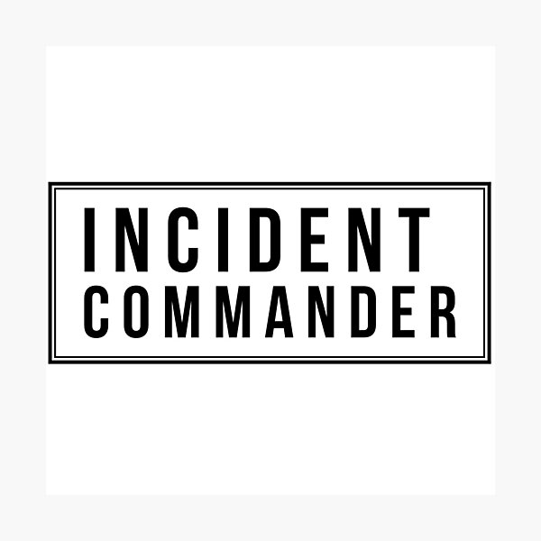 Item preview, Incident Commander- Funny Firefighter designed and sold by Firefamily.