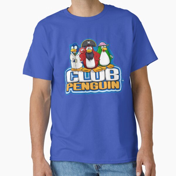 Vista previa del artículo con la obra «Logotipo de Club Penguin con personajes», diseñado y vendido por danimora.