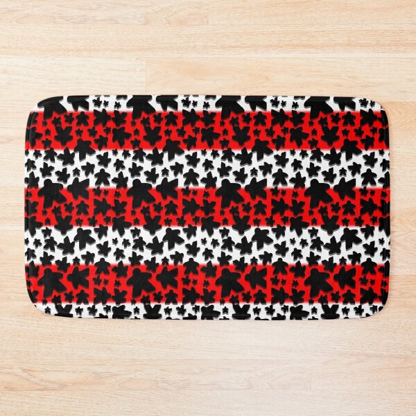 Item preview, Red Meeple Tabletop Gaming Pattern designed and sold by GamingThreads.