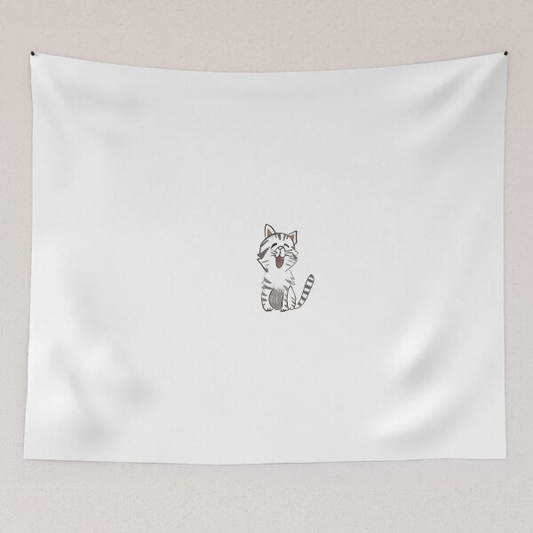 Item preview, Gray and white kitty cat designed and sold by Kate15080.