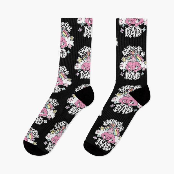 Item preview, Unicorn Dad With Rainbow and Stars designed and sold by BUBLTEES.