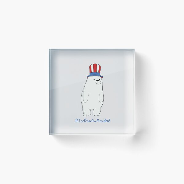 Item preview, Ice Bear For President We Bare Bears™ designed and sold by Mo5tar.