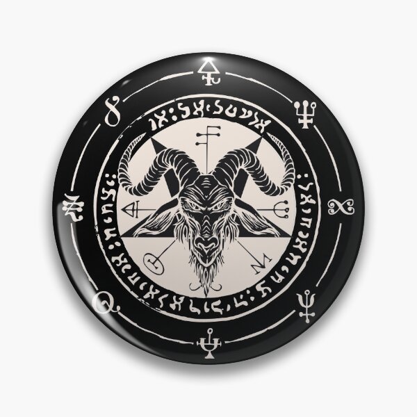 Item preview, Sigil Baphomet Pentagram Occult Satanic Goat Head Lucifer designed and sold by enjoytheshirt.