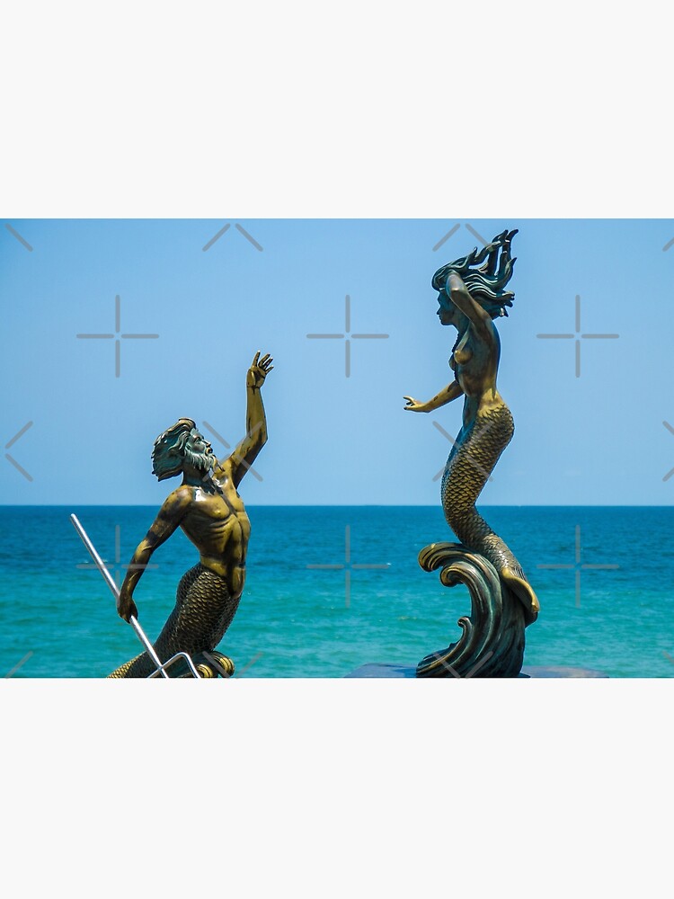 Triton and Mermaid by wanderingfools