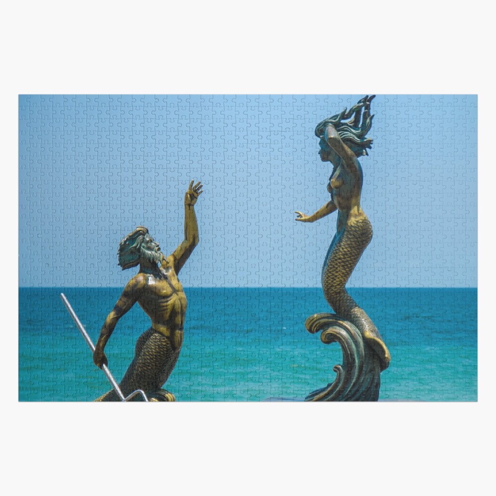 Triton and Mermaid Jigsaw Puzzle